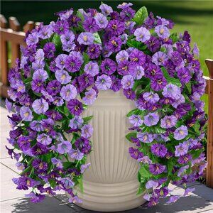Artificial Fake Hanging Flowers Plants for Outdoor Spring Summer Decoration